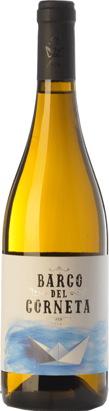 19,95 € 免费送货 | 白酒 Barco del Corneta 岁 I.G.P. Vino de la Tierra de Castilla y León 卡斯蒂利亚莱昂 西班牙 Verdejo 瓶子 75 cl
