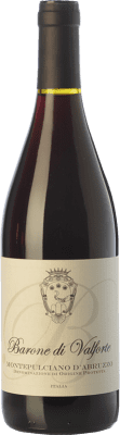 11,95 € Envio grátis | Vinho tinto Barone di Valforte D.O.C. Montepulciano d'Abruzzo Abruzzo Itália Montepulciano Garrafa 75 cl