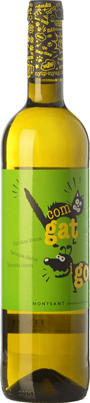 12,95 € Kostenloser Versand | Weißwein Baronia Com Gat i Gos Blanc D.O. Montsant Katalonien Spanien Grenache Weiß Flasche 75 cl