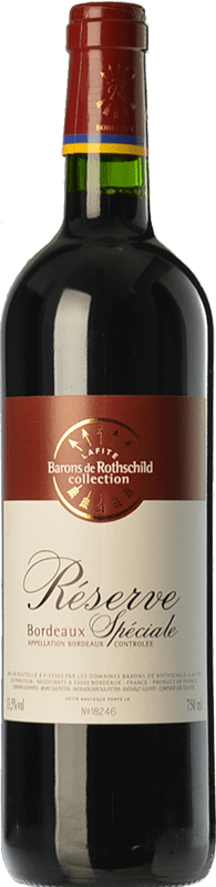 8,95 € Бесплатная доставка | Красное вино Barons de Rothschild Collection Особый Резерва A.O.C. Bordeaux Бордо Франция Merlot — Мерло, Cabernet Sauvignon — Каберне Совиньон Бутылка 75 cl