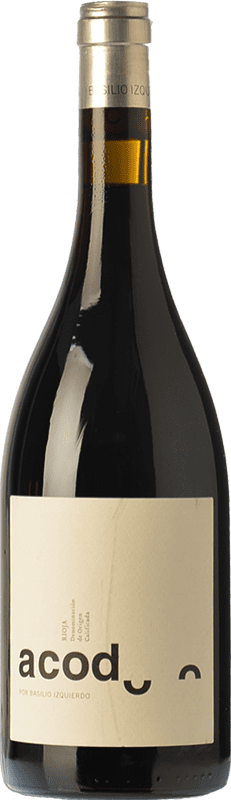21,95 € Kostenloser Versand | Rotwein Basilio Izquierdo Acodo Alterung D.O.Ca. Rioja La Rioja Spanien Tempranillo, Grenache Flasche 75 cl