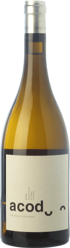 21,95 € 免费送货 | 白酒 Basilio Izquierdo Acodo D.O.Ca. Rioja 拉里奥哈 西班牙 Viura, Grenache White 瓶子 75 cl
