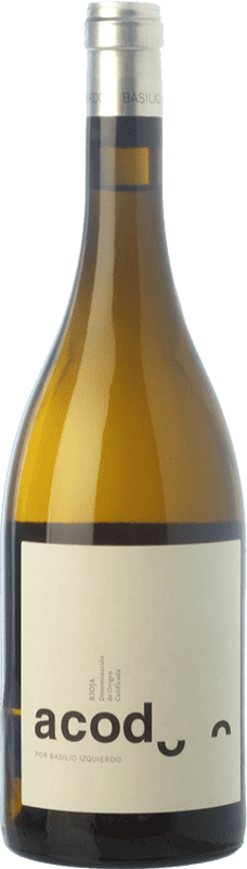 22,95 € Envio grátis | Vinho Branco Basilio Izquierdo Acodo D.O.Ca. Rioja La Rioja Espanha Garnacha — Grenache, Viura 75 cl