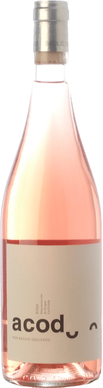 29,95 € Envío gratis | Vino Rosado Basilio Izquierdo Acodo D.O.Ca. Rioja La Rioja España Garnacha 75 cl