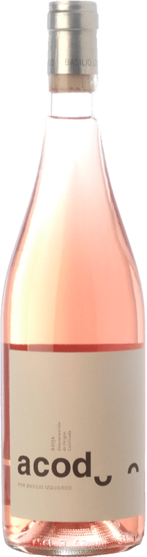 28,95 € Spedizione Gratuita | Vino rosato Basilio Izquierdo Acodo D.O.Ca. Rioja La Rioja Spagna Grenache, Grenache Grigia Bottiglia 75 cl