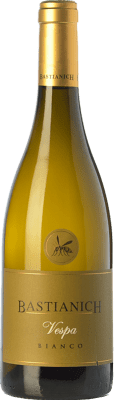 28,95 € 免费送货 | 白酒 Bastianich Vespa Bianco I.G.T. Friuli-Venezia Giulia 弗留利 - 威尼斯朱利亚 意大利 Chardonnay, Sauvignon, Picolit 瓶子 75 cl
