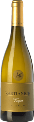 28,95 € 送料無料 | 白ワイン Bastianich Vespa Bianco I.G.T. Friuli-Venezia Giulia フリウリ - ヴェネツィアジュリア イタリア Chardonnay, Sauvignon, Picolit ボトル 75 cl