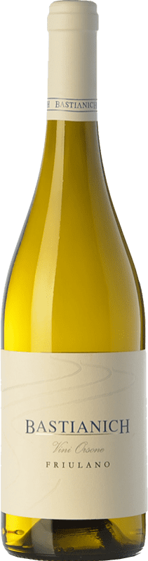 15,95 € 免费送货 | 白酒 Bastianich D.O.C. Colli Orientali del Friuli 弗留利 - 威尼斯朱利亚 意大利 Friulano 瓶子 75 cl