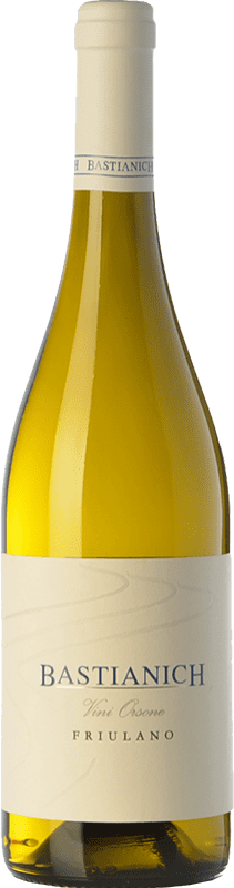 16,95 € Free Shipping | White wine Bastianich D.O.C. Colli Orientali del Friuli Friuli-Venezia Giulia Italy Friulano Bottle 75 cl