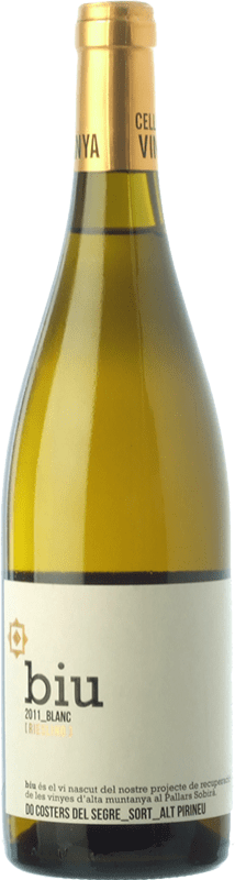 18,95 € Envoi gratuit | Vin blanc Batlliu de Sort Biu Riesling D.O. Costers del Segre Catalogne Espagne Viognier, Riesling Bouteille 75 cl