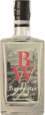 29,95 € Kostenloser Versand | Gin Bayswater Gin Großbritannien Flasche 70 cl