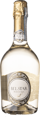 11,95 € Free Shipping | White sparkling Bel Star D.O.C. Prosecco Veneto Italy Chardonnay, Pinot White, Glera, Verdiso Bottle 75 cl