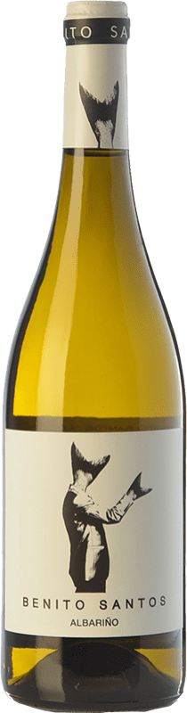 9,95 € Spedizione Gratuita | Vino bianco Benito Santos D.O. Rías Baixas Galizia Spagna Albariño Bottiglia 75 cl