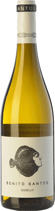 9,95 € Envio grátis | Vinho Branco Benito Santos D.O. Monterrei Galiza Espanha Godello 75 cl