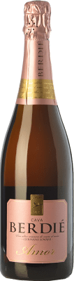 12,95 € Envio grátis | Espumante Branco Berdié Amor Brut — Bruto Reserva D.O. Cava Catalunha Espanha Garnacha — Grenache, Macabeo, Xarel·lo, Parellada 75 cl