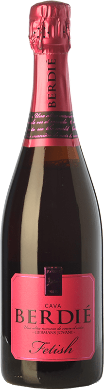 13,95 € 免费送货 | 白起泡酒 Berdié Fetish 香槟 预订 D.O. Cava 加泰罗尼亚 西班牙 Grenache, Monastrell 瓶子 75 cl