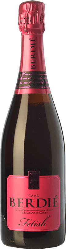 14,95 € Kostenloser Versand | Weißer Sekt Berdié Fetish Brut — Herb Reserve — Gereift D.O. Cava Katalonien Spanien Garnacha — Grenache, Monastrell Flasche 75 cl