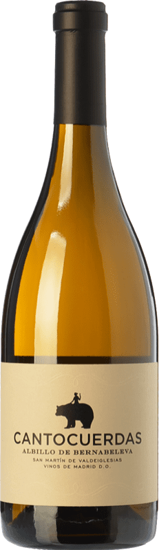25,95 € Бесплатная доставка | Белое вино Bernabeleva Cantocuerdas Crianza — Крианса D.O. Vinos de Madrid Сообщество Мадрида Испания Albillo — Альбильо Бутылка 75 cl