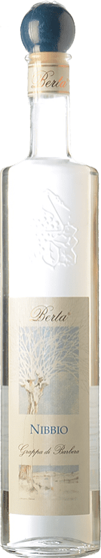 49,95 € Envio grátis | Aguardente Grappa Berta Nibbio di Nebbiolo Piemonte Itália Garrafa 70 cl