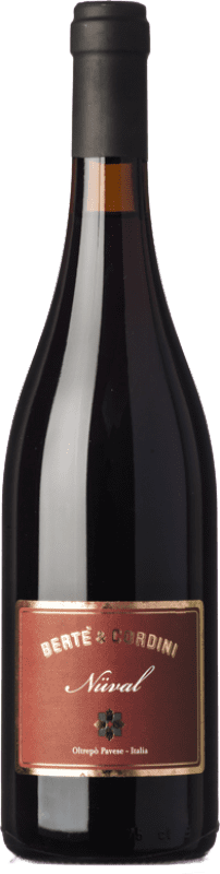 14,95 € 送料無料 | 赤ワイン Bertè & Cordini Nuval D.O.C. Oltrepò Pavese ロンバルディア イタリア Pinot Noir — ピノ・ノワール 75 cl