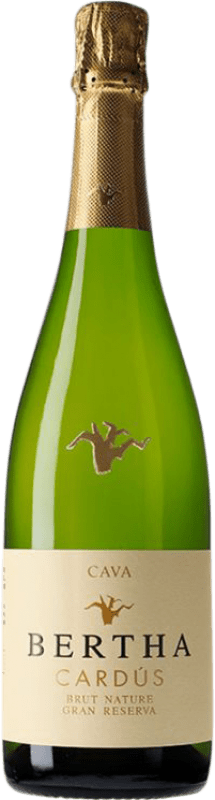 27,95 € Envoi gratuit | Vin Mousseux Blanc Bertha Cardús Brut Nature Grande Réserve D.O. Cava Catalogne Espagne Macabeo — Macabeu, Xarel·lo, Parellada 75 cl