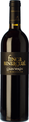 66,95 € Free Shipping | Red wine Biniagual Gran Verán Aged D.O. Binissalem Balearic Islands Spain Syrah, Mantonegro Bottle 75 cl