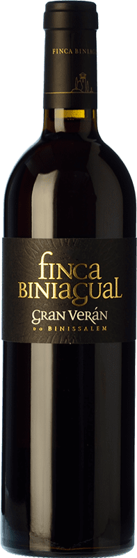 62,95 € Free Shipping | Red Wine Biniagual Gran Verán Crianza — Aged D.O. Binissalem Balearic Islands Spain Syrah — Shiraz, Mantonegro Bottle 75 cl