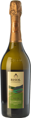 18,95 € 送料無料 | 白スパークリングワイン Bisol Crede Brut D.O.C.G. Prosecco di Conegliano-Valdobbiadene トレヴィーゾ イタリア Pinot White, Glera, Verdiso ボトル 75 cl