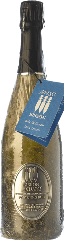 58,95 € Free Shipping | White sparkling Bisson Abissi Dosage Zero Reserve I.G.T. Portofino Liguria Italy Vermentino, Bianchetta Bottle 75 cl