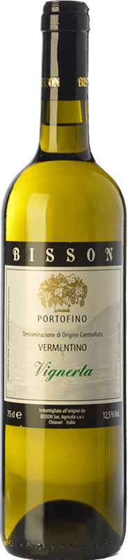 15,95 € Spedizione Gratuita | Vino Bianco Bisson Vignerta I.G.T. Portofino Liguria Italia Vermentino 75 cl