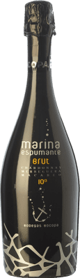 7,95 € 送料無料 | 白スパークリングワイン Bocopa Marina Espumante Brut D.O. Alicante バレンシアのコミュニティ スペイン Macabeo, Chardonnay, Merseguera ボトル 75 cl