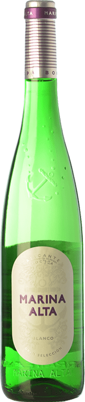 7,95 € Envío gratis | Vino blanco Bocopa Marina Alta D.O. Alicante Comunidad Valenciana España Moscatel de Alejandría Botella 75 cl