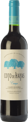 6,95 € Бесплатная доставка | Красное вино Bodegas Aragonesas Coto de Hayas старения D.O. Campo de Borja Арагон Испания Tempranillo, Grenache бутылка 75 cl