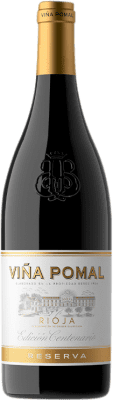 16,95 € 免费送货 | 红酒 Bodegas Bilbaínas Viña Pomal Centenario 预订 D.O.Ca. Rioja 拉里奥哈 西班牙 Tempranillo 瓶子 75 cl