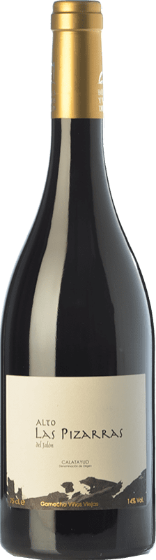 21,95 € Free Shipping | Red Wine Bodegas del Jalón Alto las Pizarras Crianza — Aged D.O. Calatayud Aragon Spain Garnacha — Grenache Bottle 75 cl