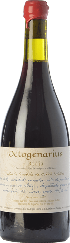 48,95 € Free Shipping | Red Wine Gama Octogenarius Crianza — Aged D.O.Ca. Rioja The Rioja Spain Garnacha — Grenache 75 cl