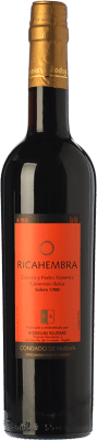 13,95 € Kostenloser Versand | Verstärkter Wein Bodegas Iglesias Ricahembra Solera 1980 Süß D.O. Condado de Huelva Andalusien Spanien Pedro Ximénez, Zalema Medium Flasche 50 cl