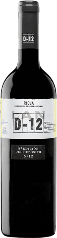 17,95 € Бесплатная доставка | Красное вино Lan D-12 старения D.O.Ca. Rioja Ла-Риоха Испания Tempranillo бутылка 75 cl