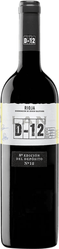 15,95 € Envío gratis | Vino tinto Lan D-12 Crianza D.O.Ca. Rioja La Rioja España Tempranillo Botella 75 cl