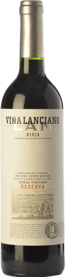 19,95 € Бесплатная доставка | Красное вино Lan Viña Lanciano Резерва D.O.Ca. Rioja Ла-Риоха Испания Tempranillo — Темпранильо, Graciano — Грасиано, Mazuelo — Масуэло Бутылка 75 cl