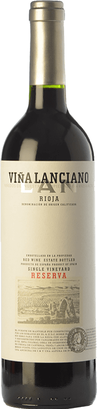 22,95 € Бесплатная доставка | Красное вино Lan Viña Lanciano Резерв D.O.Ca. Rioja Ла-Риоха Испания Tempranillo, Graciano, Mazuelo бутылка 75 cl