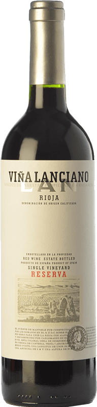 19,95 € Envoi gratuit | Vin rouge Lan Viña Lanciano Réserve D.O.Ca. Rioja La Rioja Espagne Tempranillo, Graciano, Mazuelo Bouteille 75 cl
