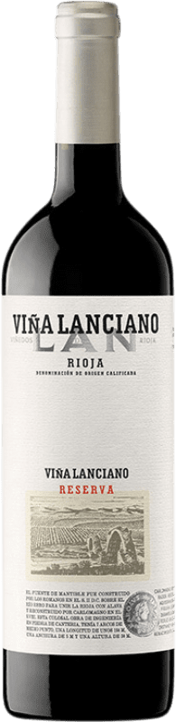 24,95 € Spedizione Gratuita | Vino Rosso Lan Viña Lanciano Riserva D.O.Ca. Rioja La Rioja Spagna Tempranillo, Graciano, Mazuelo 75 cl