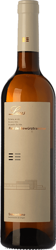 12,95 € Бесплатная доставка | Белое вино Laus Flor D.O. Somontano Арагон Испания Gewürztraminer бутылка 75 cl