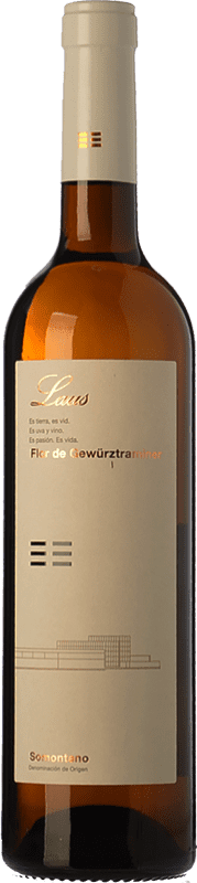 12,95 € Envío gratis | Vino Blanco Laus Flor D.O. Somontano Aragón España Gewürztraminer 75 cl