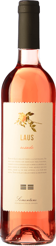 4,95 € Envoi gratuit | Vin Rosé Laus D.O. Somontano Aragon Espagne Merlot, Cabernet Sauvignon Bouteille 75 cl