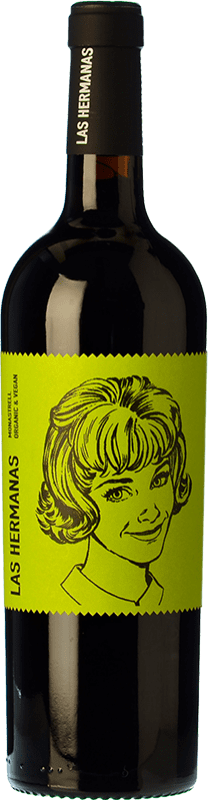6,95 € 免费送货 | 红酒 Luzón Las Hermanas Organic 年轻的 D.O. Jumilla 卡斯蒂利亚 - 拉曼恰 西班牙 Monastrell 瓶子 75 cl
