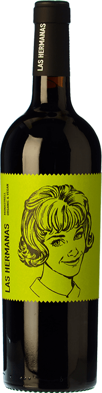 6,95 € Spedizione Gratuita | Vino Rosso Luzón Las Hermanas Giovane D.O. Jumilla Castilla-La Mancha Spagna Monastrell Organic — Bio Bottiglia 75 cl