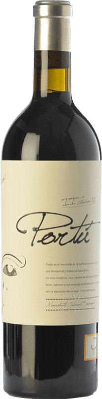 27,95 € Envío gratis | Vino Tinto Luzón Portú Crianza D.O. Jumilla Castilla la Mancha España Cabernet Sauvignon, Monastrell 75 cl