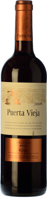 11,95 € 免费送货 | 红酒 Bodegas Riojanas Puerta Vieja Selección 岁 D.O.Ca. Rioja 拉里奥哈 西班牙 Tempranillo 瓶子 75 cl